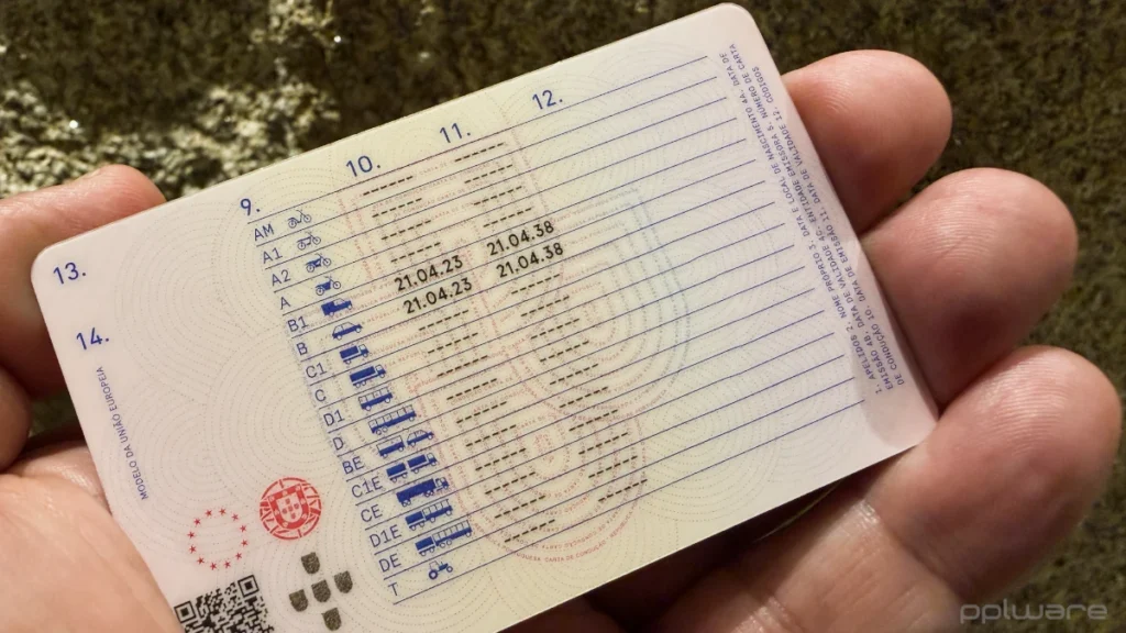 carta de condução renovação